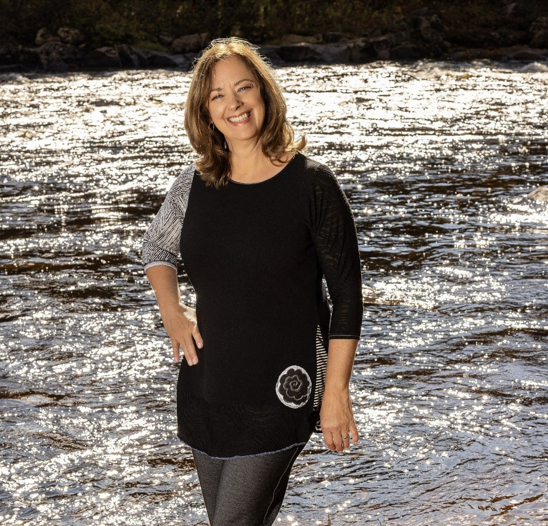 Lime Butterfly Tunic