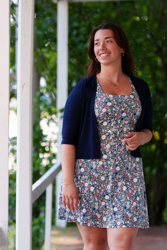 Navy Salvadore Bolero