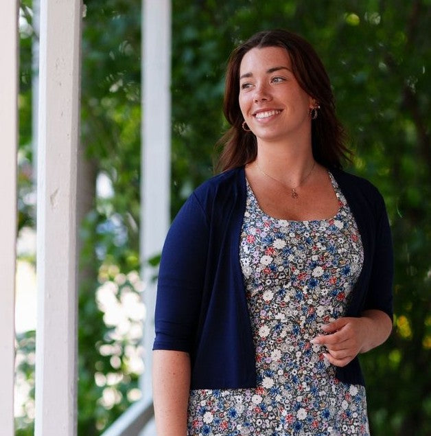 Navy Salvadore Bolero