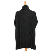 Charcoal Borduas Poncho-Tunic