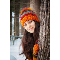 Victoria Orange Mittens