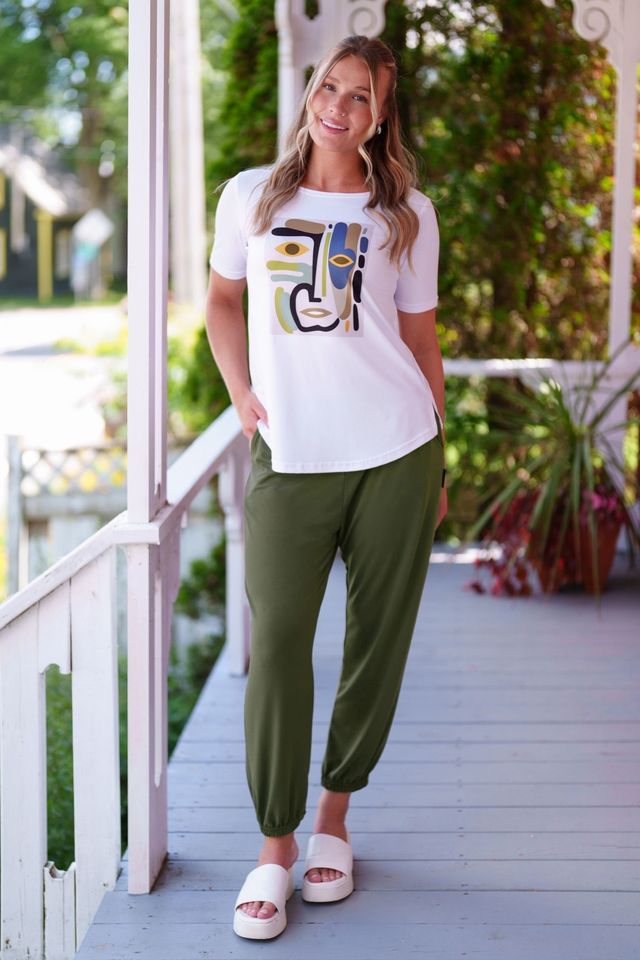 Pantalon 7/8 Piña Kaki