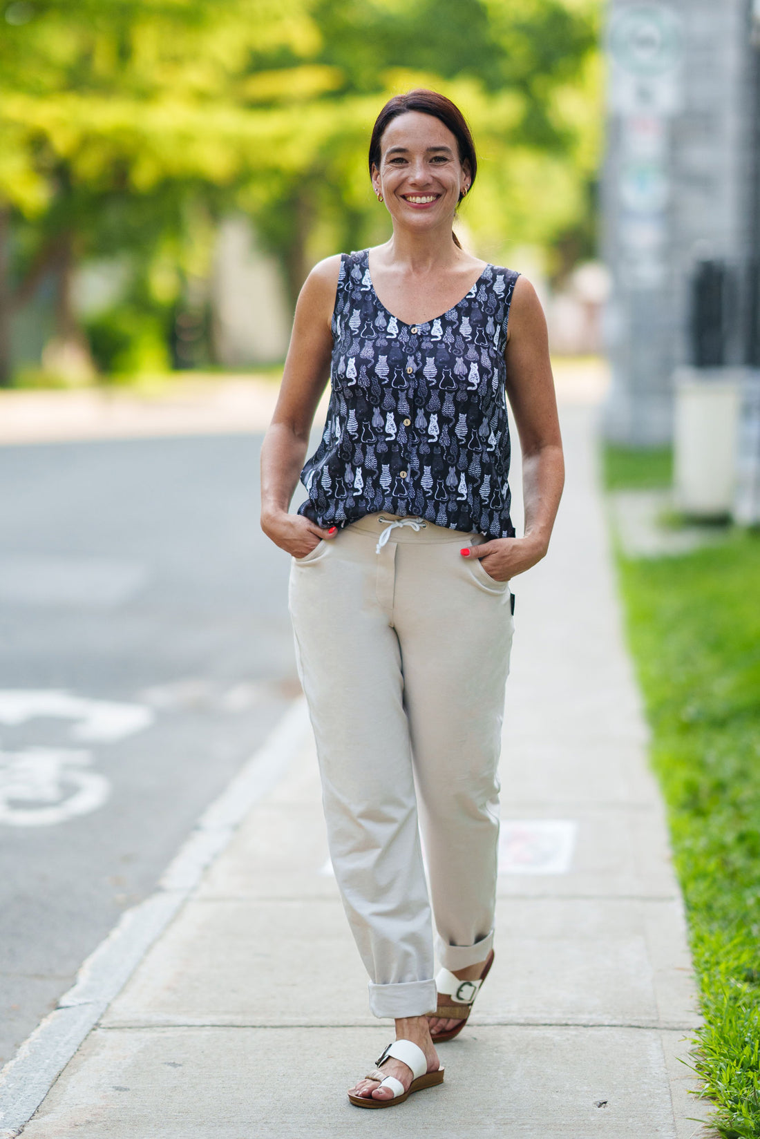 Beige Taylor Pants