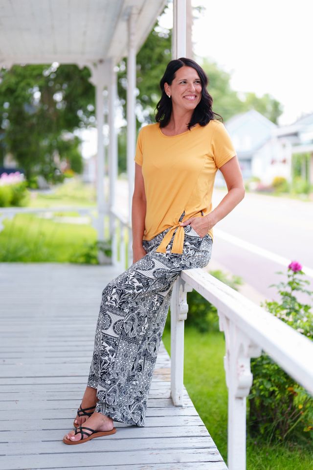 Palazo Mango Noir et Blanc