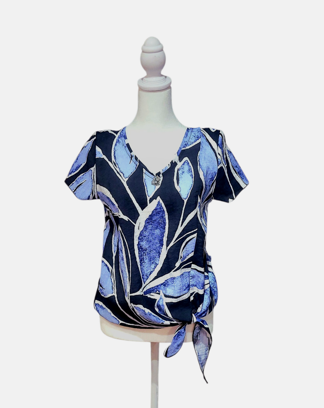 Chandail Cap-Chat Imprimé Bleu