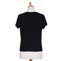 Black Tropical T-Shirt
